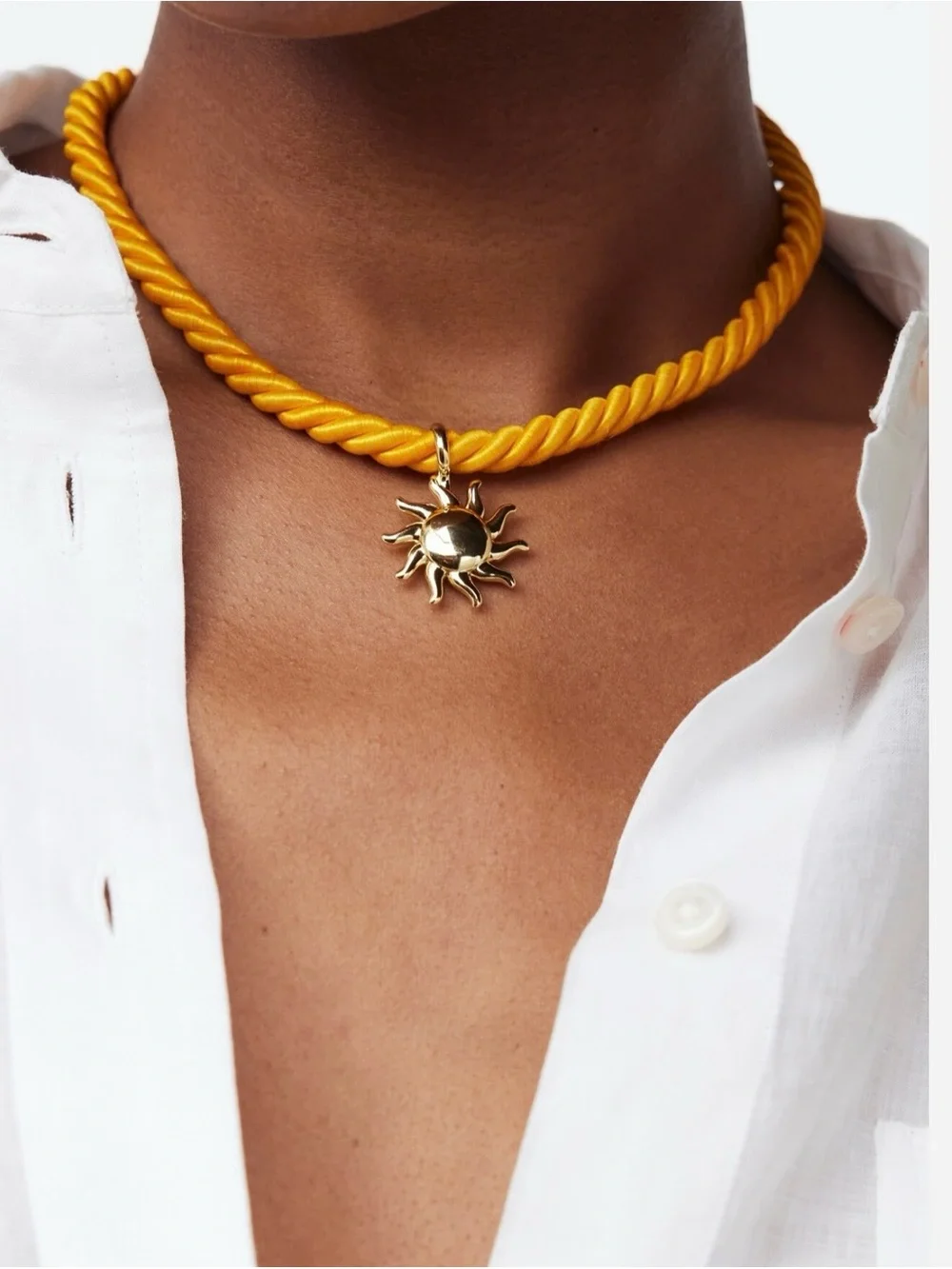 Madewell SunCord Choker Necklace - Picture 2 of 10